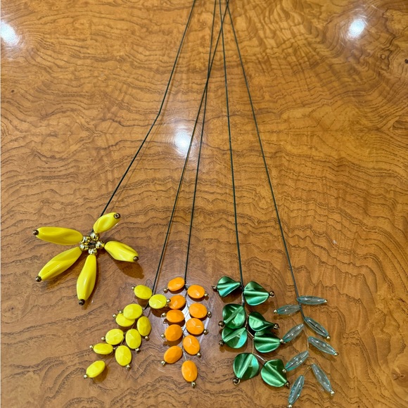 Artificial Beaded flower stems for vase - Picture 3 of 4